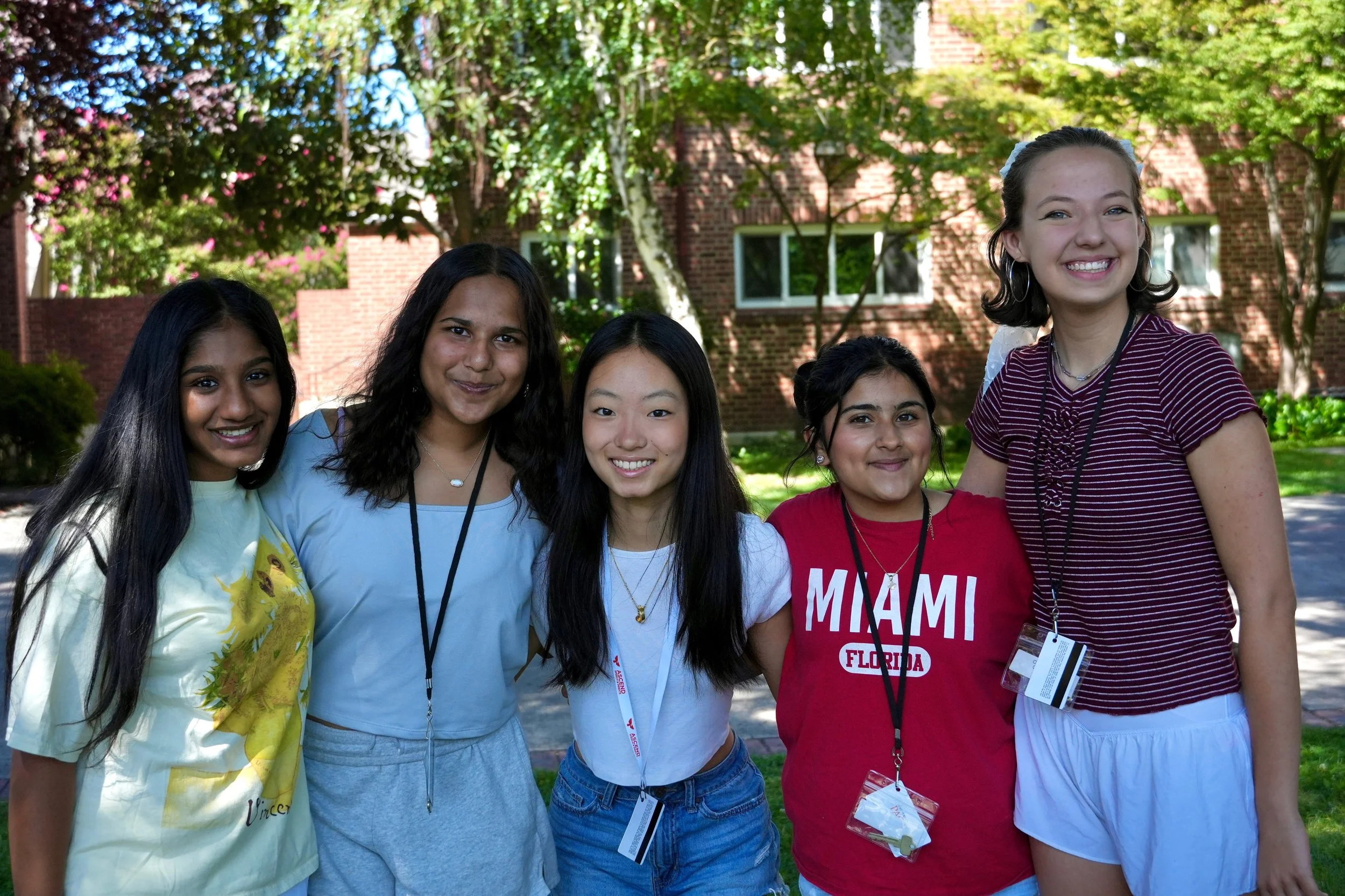 Group of students together at camp